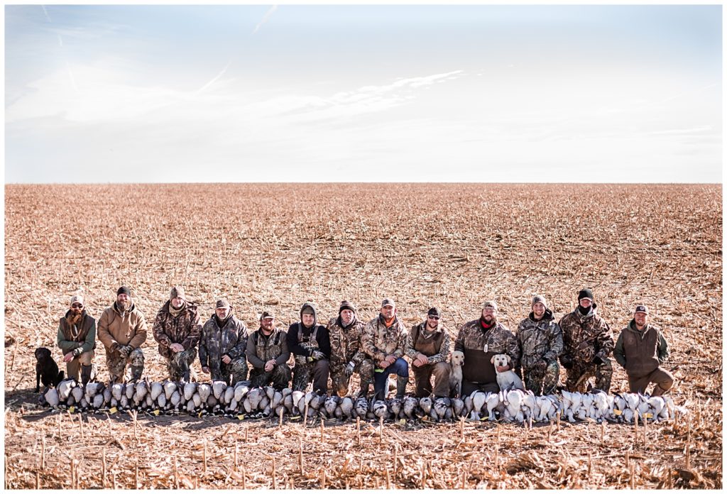 central Kansas goose hunt with Fowl Plains  